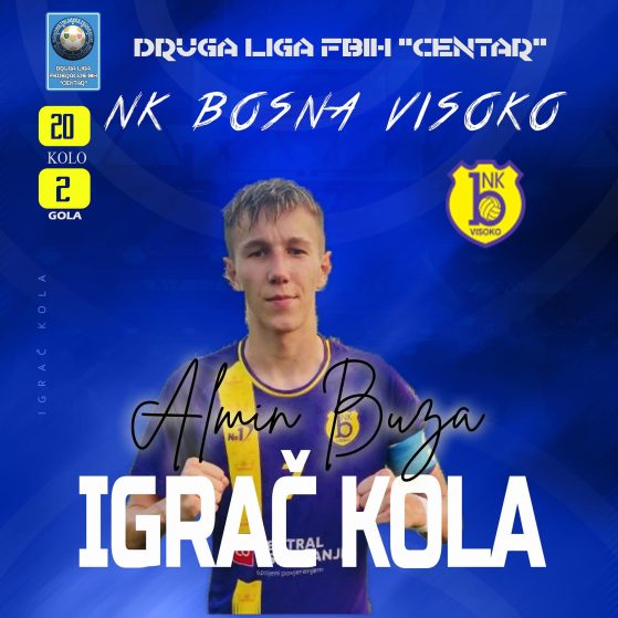 Almin Buza / Igrač 20.kola Druge lige Centar